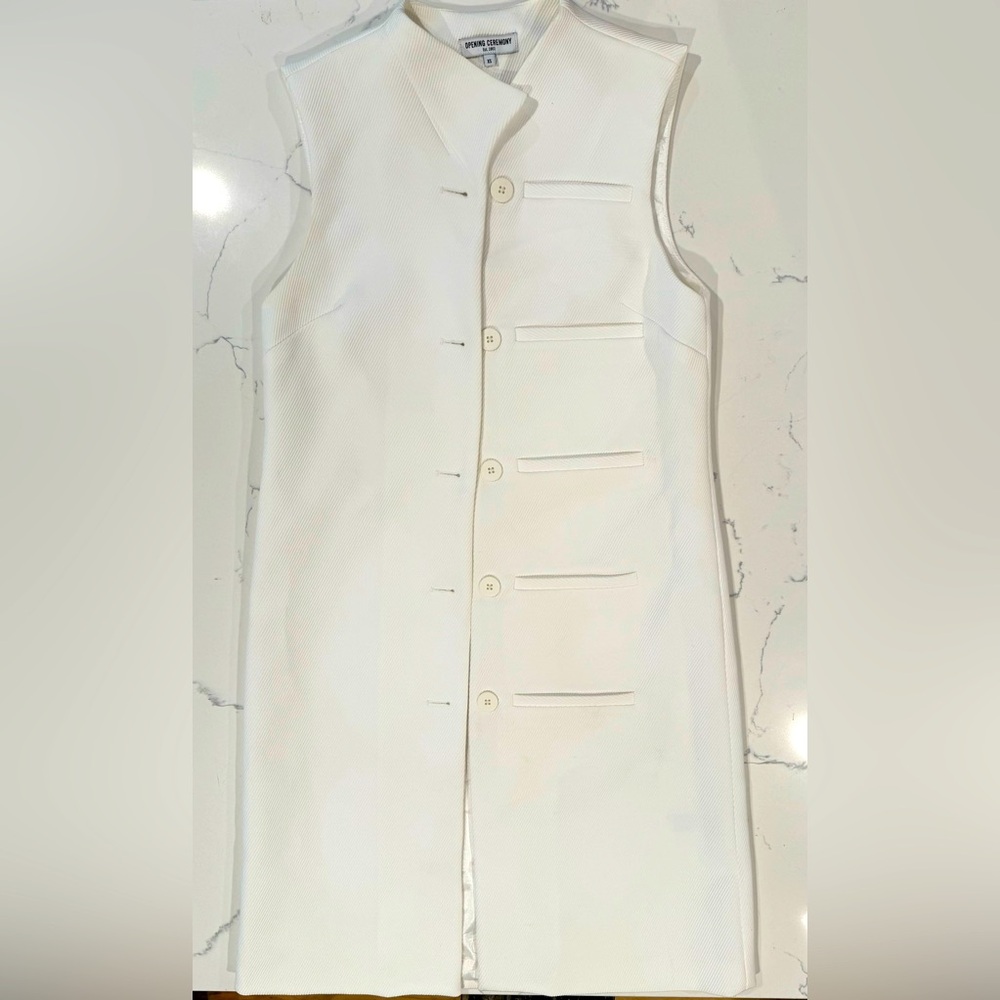 Opening Ceremony White Vest XS